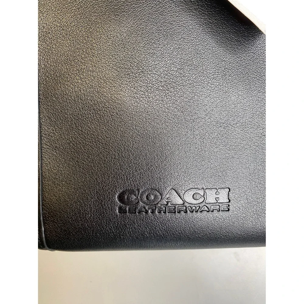 Coach Charter North South Hybrid Crossbody Bag Black Leather C2388 Mens